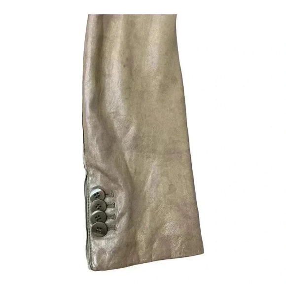 Giorgio Armani Men's 100% Soft Lambskin Leather Jacket Made In Italy Sz 48 - Picture 16 of 16